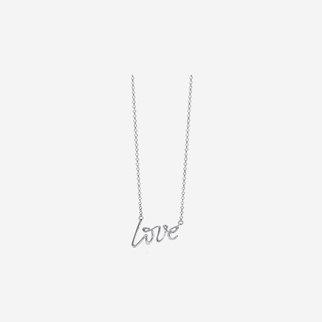 Tiffany & Co. Palomas Graffiti Love Pendant Silver 상세 이미지 1