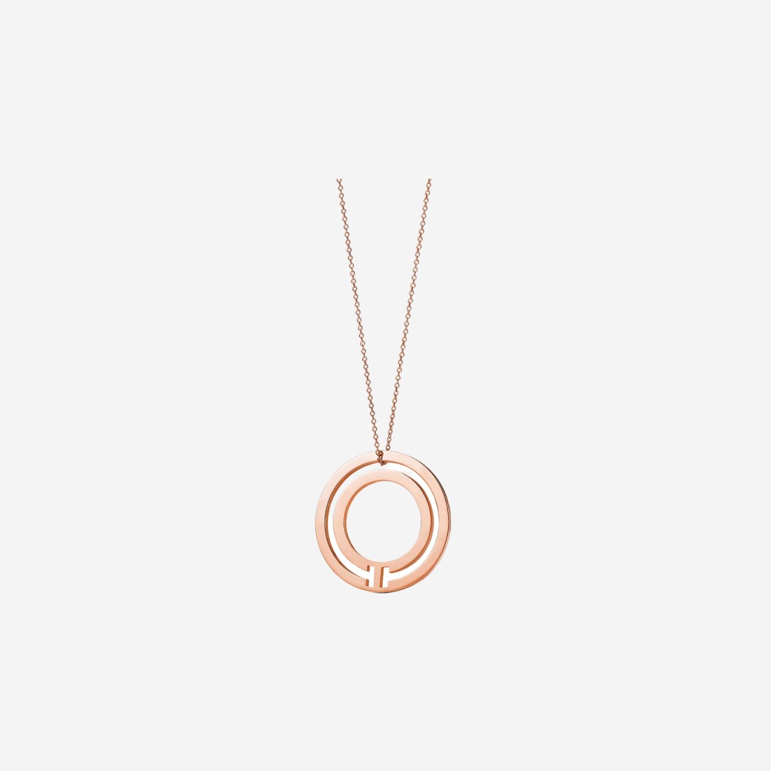 Tiffany & Co. T Circle Pendant Rose Gold 상세 이미지 2