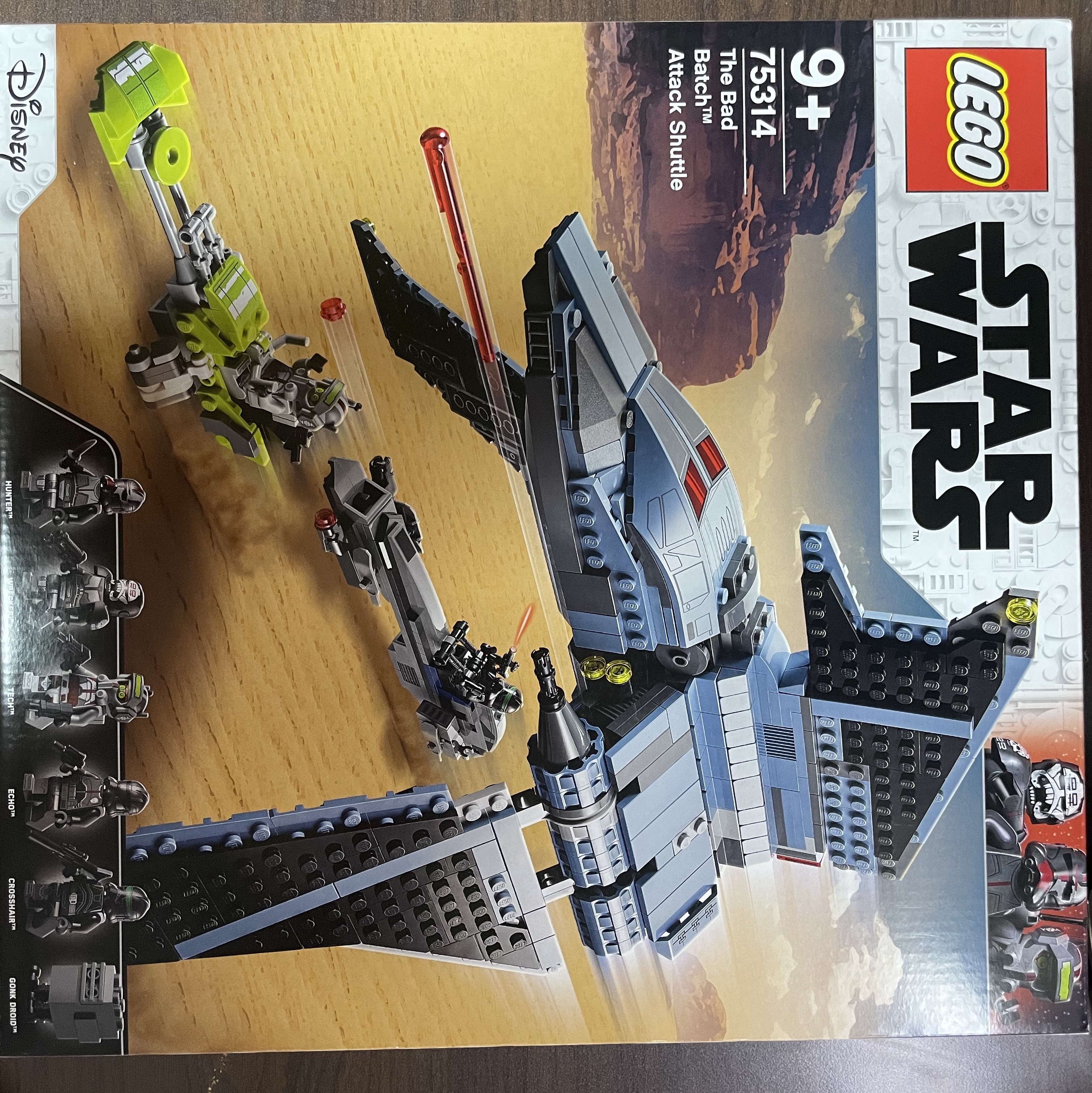Lego Star Wars The Bad Batch Attack Shuttle 착용 스타일