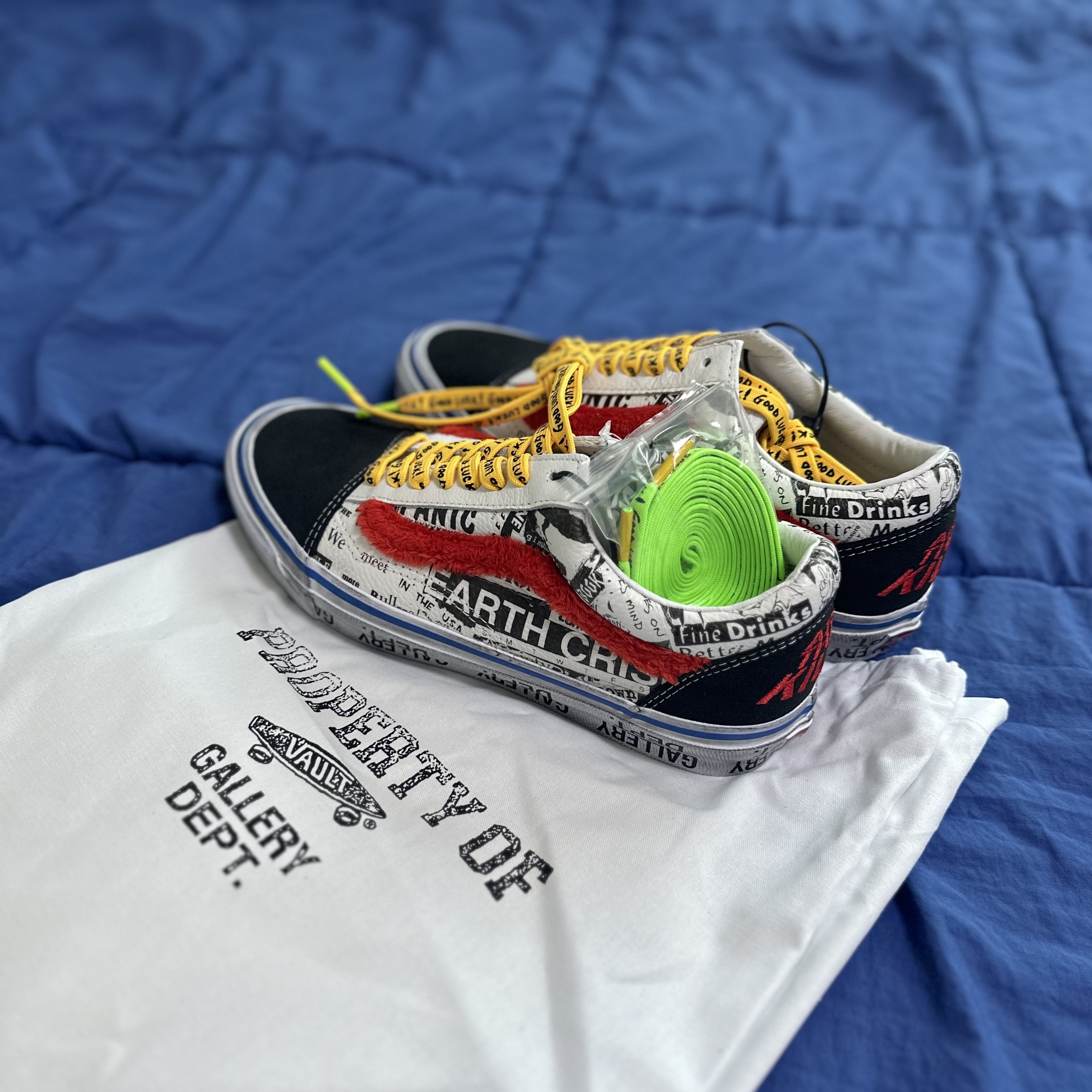 Vans Vault x Gallery Dept. OG Old Skool LX 착용 스타일 - 5