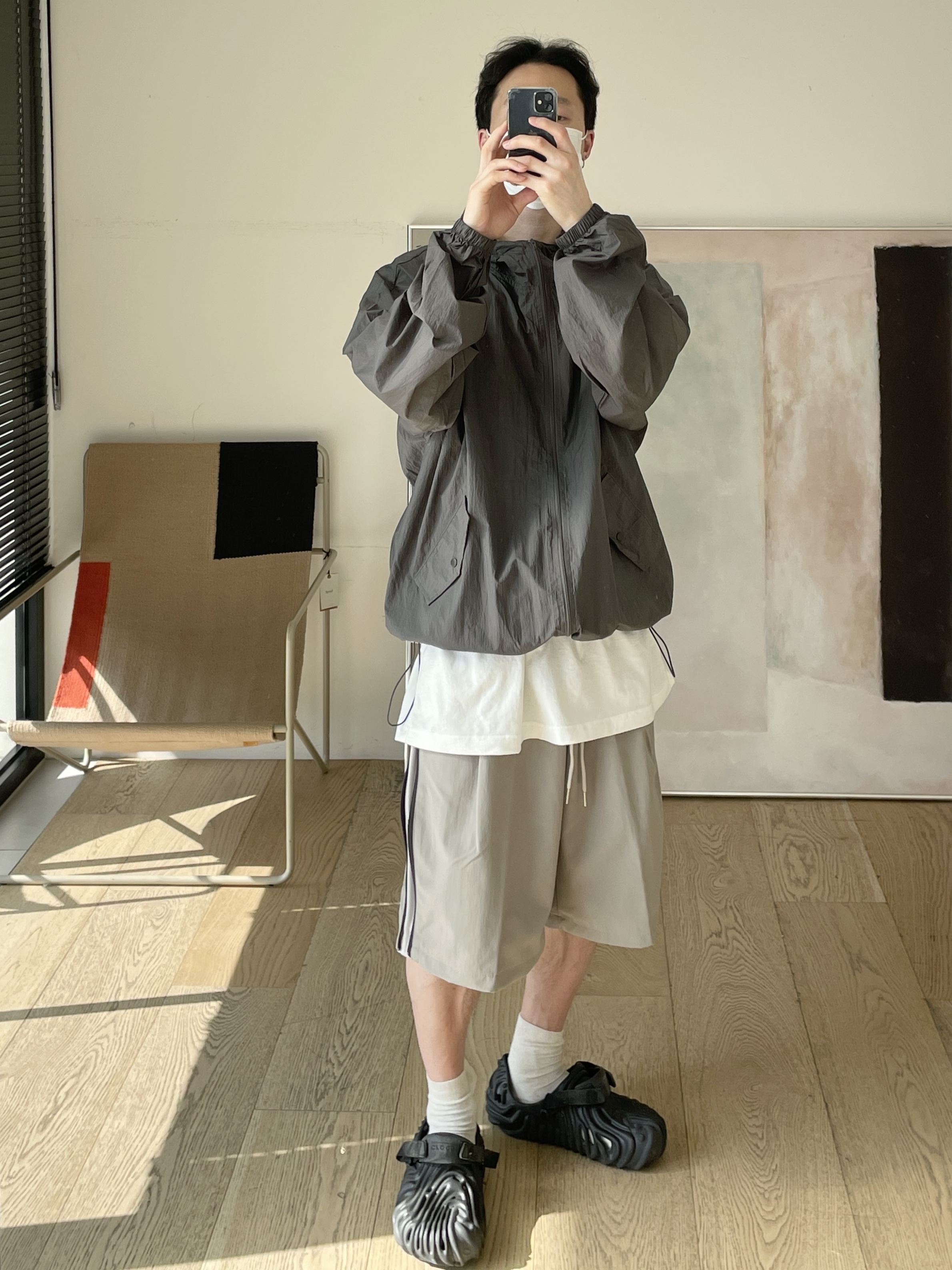 Crocs x Salehe Bembury Pollex Clog Sasquatch 착용 스타일