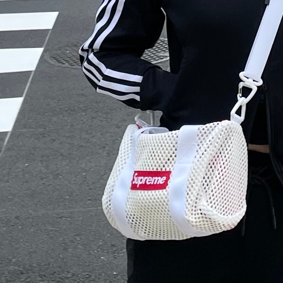 Supreme Mesh Mini Duffle Bag Whitesupreme