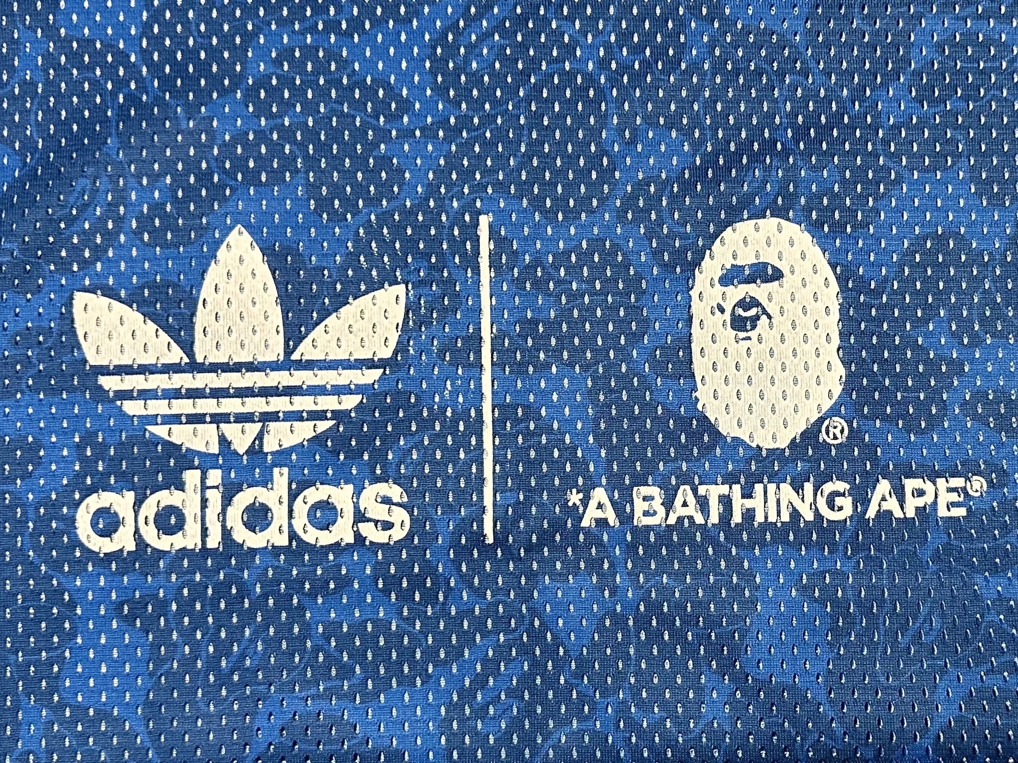Adidas x BAPE Forum 84 Low Blue Camo 착용 스타일 - 1