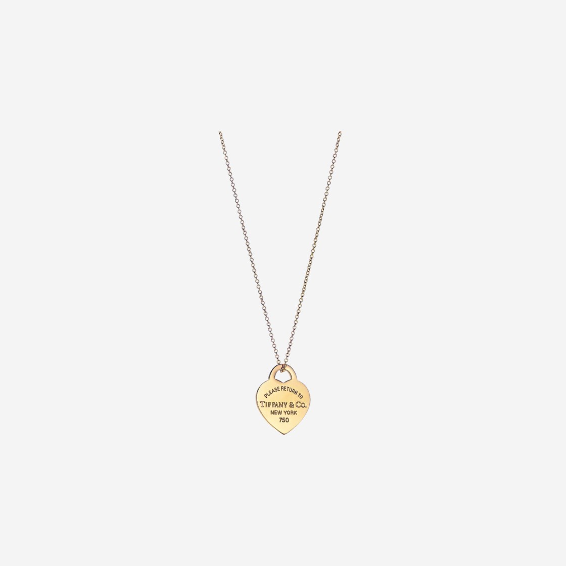 Tiffany & Co. Return to Tiffany Heart Tag Pendant Yellow Gold 상세 이미지 1