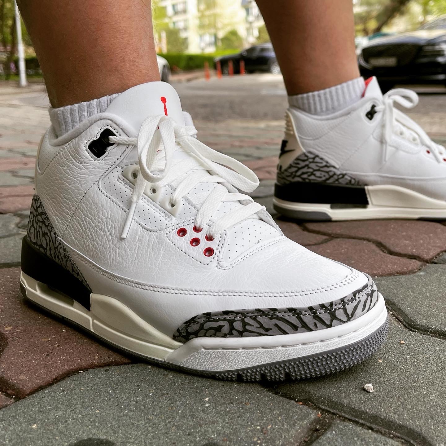 Jordan 3 Retro White Cement Reimagined 착용 스타일