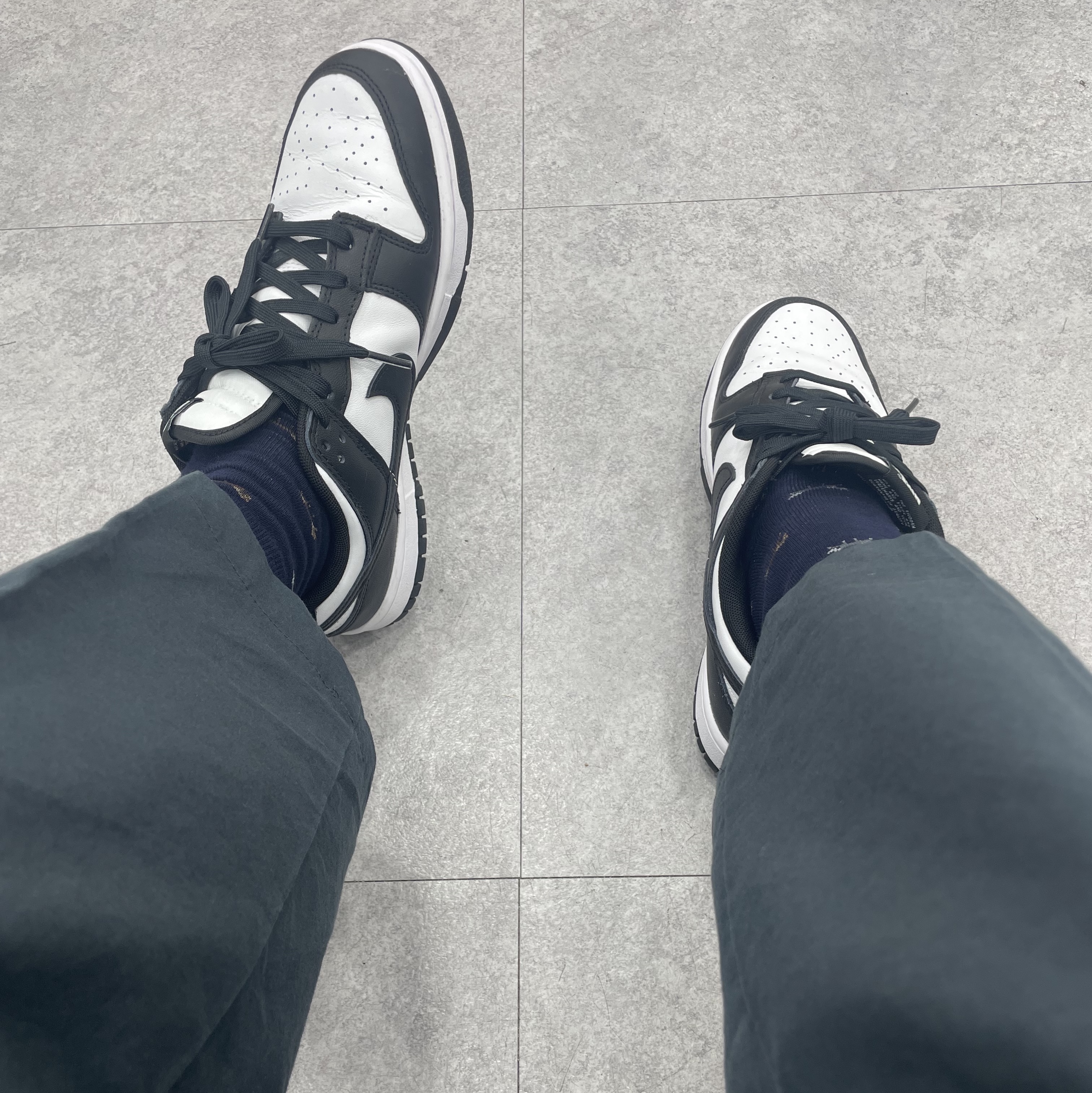 Nike Dunk Low Retro Black 착용 스타일