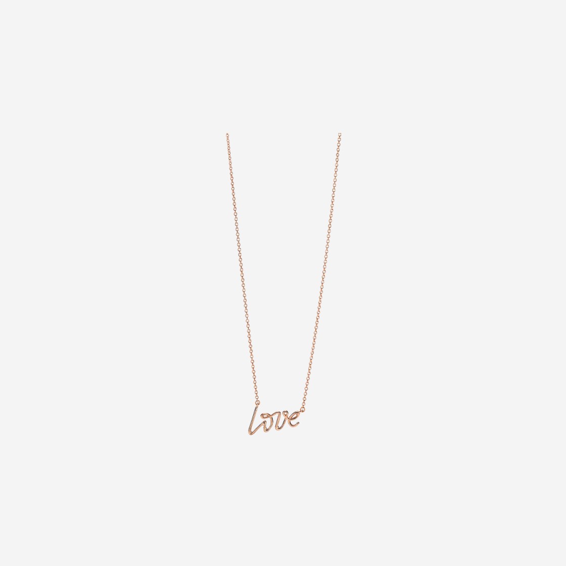 Tiffany & Co. Paloma's Graffiti Love Small Pendant Rose Gold 상세 이미지 1