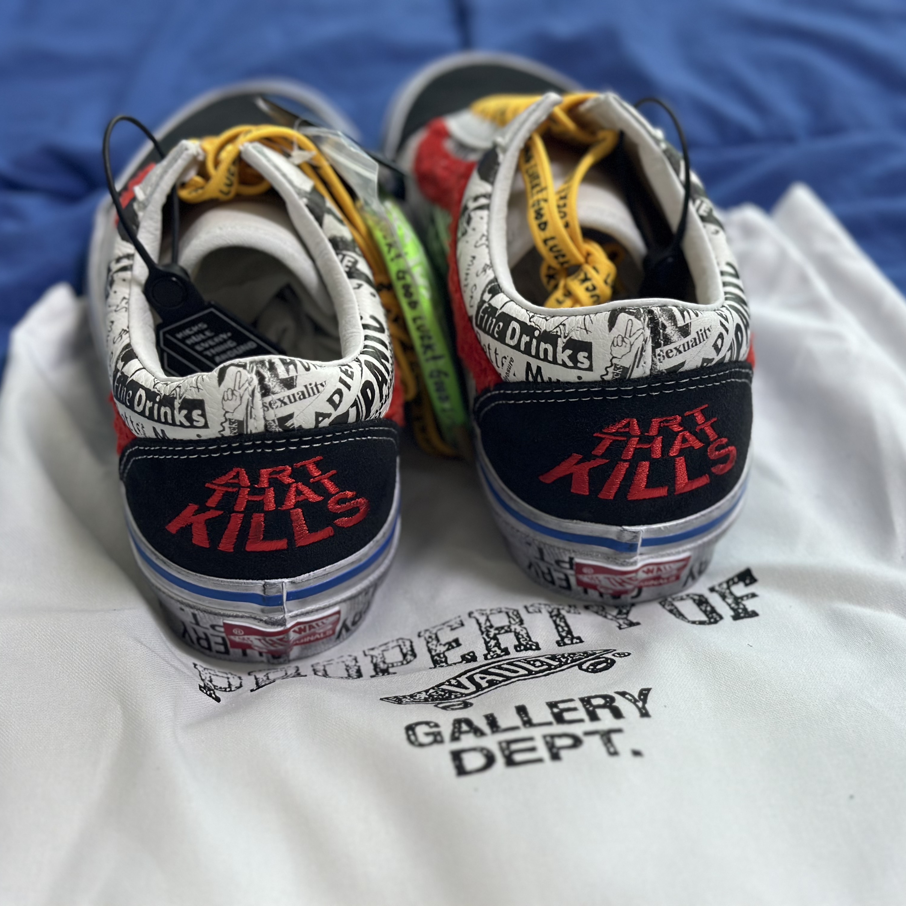 Vans Vault x Gallery Dept. OG Old Skool LX 착용 스타일 - 4
