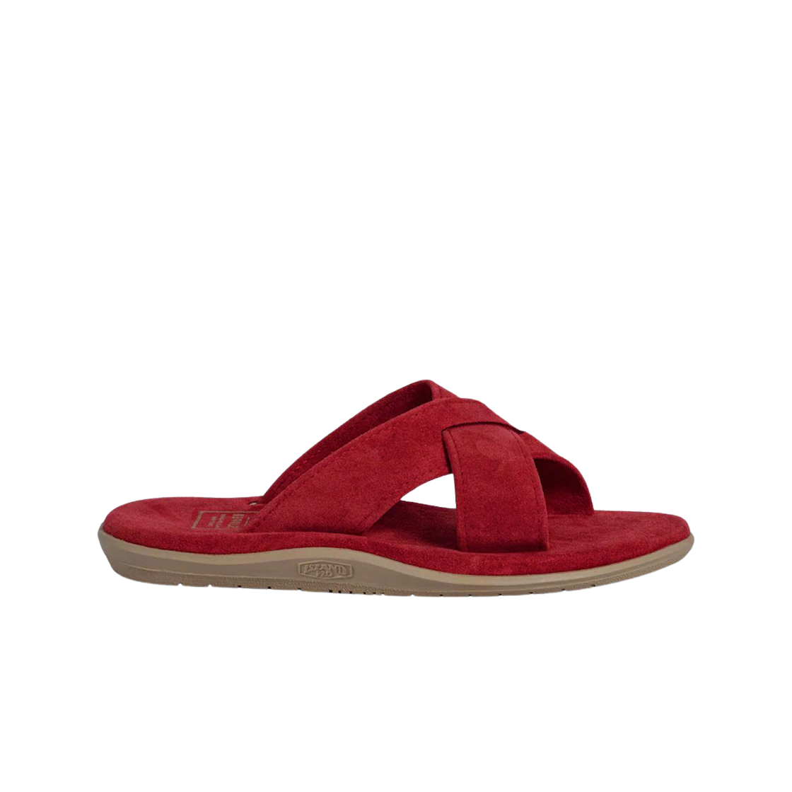아일랜드 슬리퍼 슬라이드 레드 스웨이드(Island Slipper Slide Red Suede)