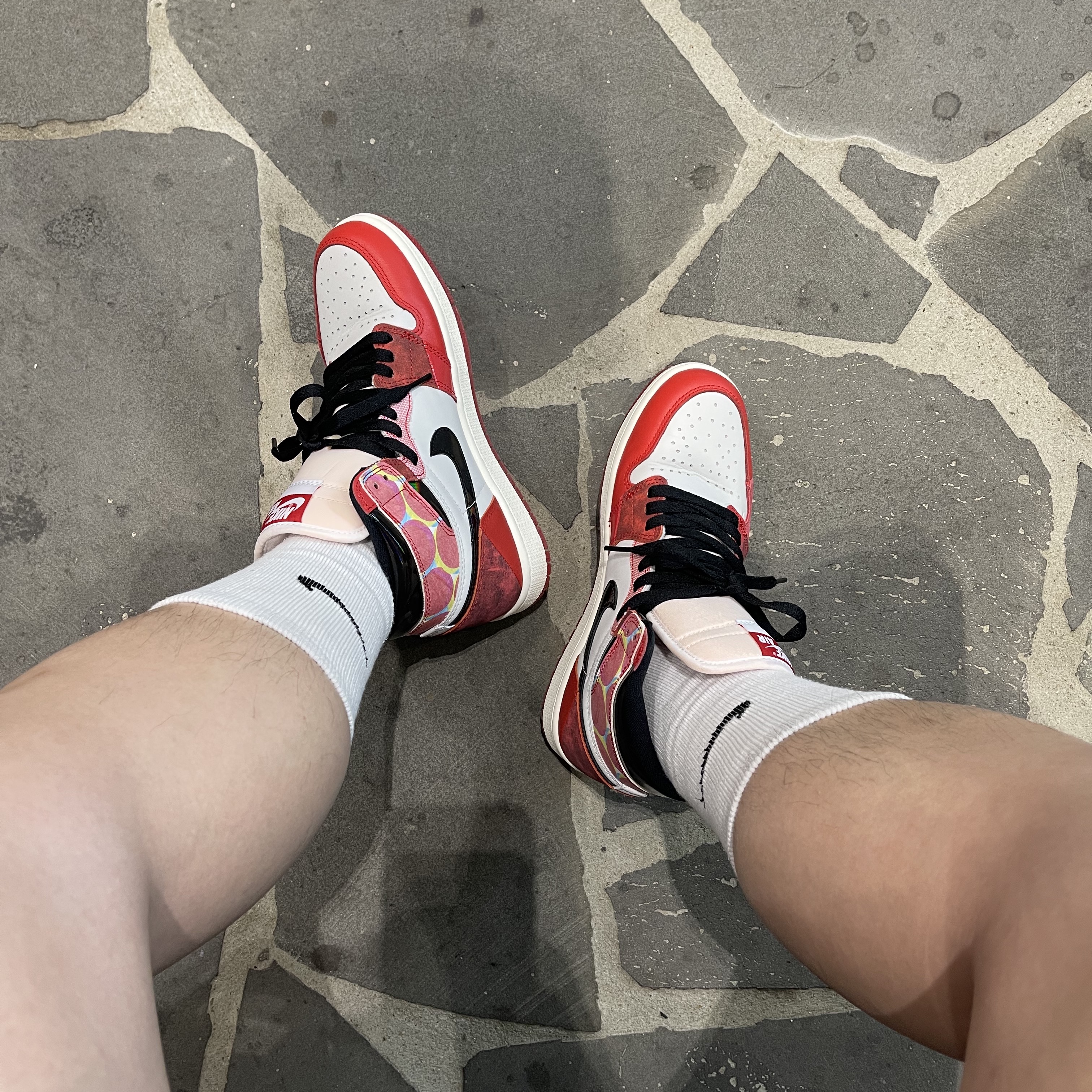Jordan 1 Retro High Spider-Man Next Chapter 착용 스타일
