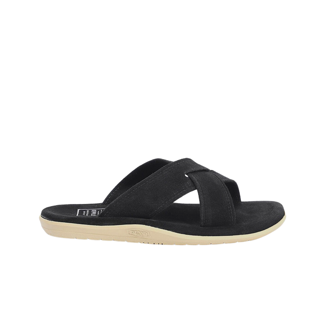 아일랜드 슬리퍼 슬라이드 블랙 스웨이드(Island Slipper Slide Black Suede)