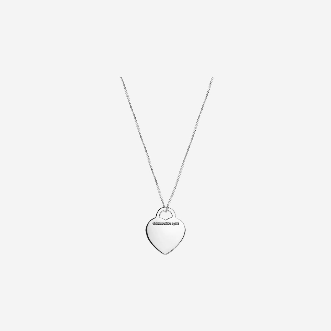 Tiffany & Co. Mom Medium Heart Tag Pendant Sterling Silver 상세 이미지 2