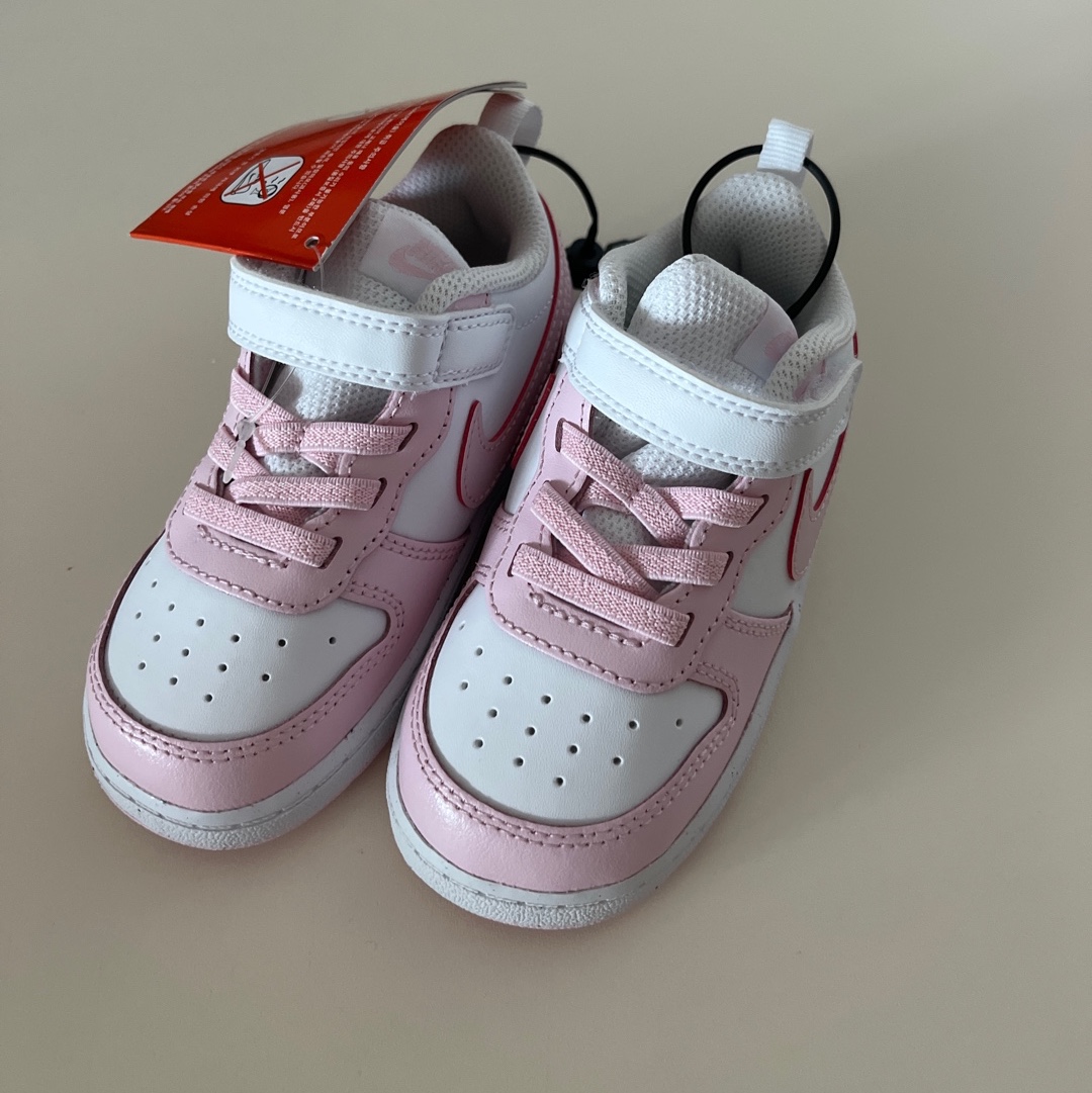 (TD) Nike Court Borough Low 2 SE White Pink Foam 착용 스타일 - 1