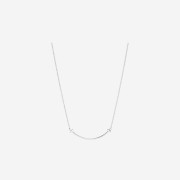 Tiffany & Co. Tiffany T Smile Pendant Small White Gold