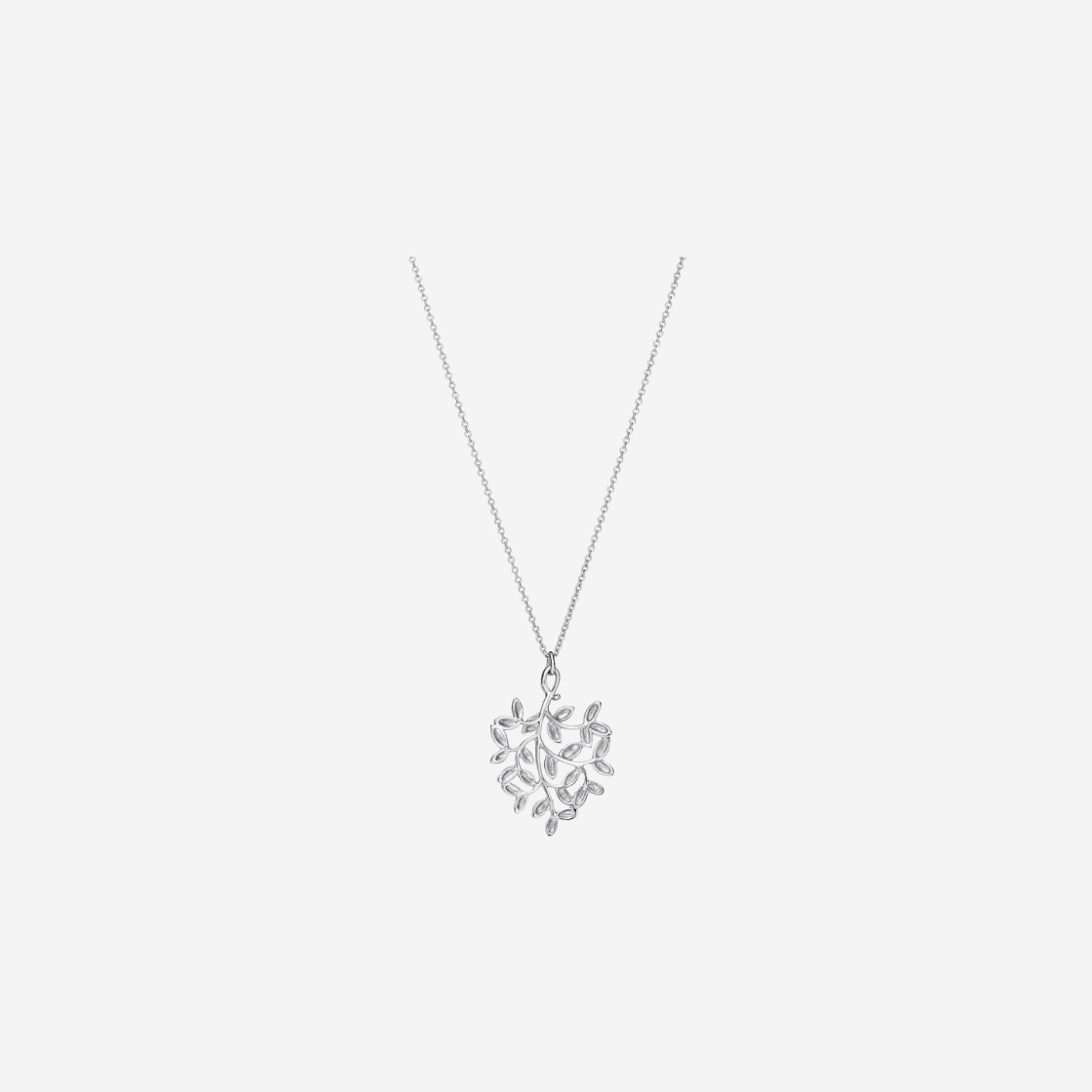 Tiffany & Co. Paloma Picasso Olive Leaf Small Pendant Sterling Silver 상세 이미지 2