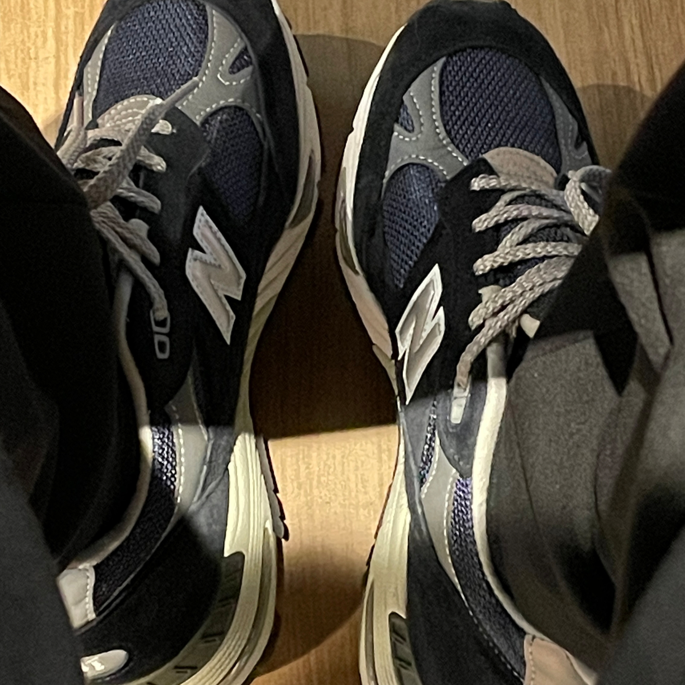 (W) New Balance 991 Made in UK Navy 착용 스타일