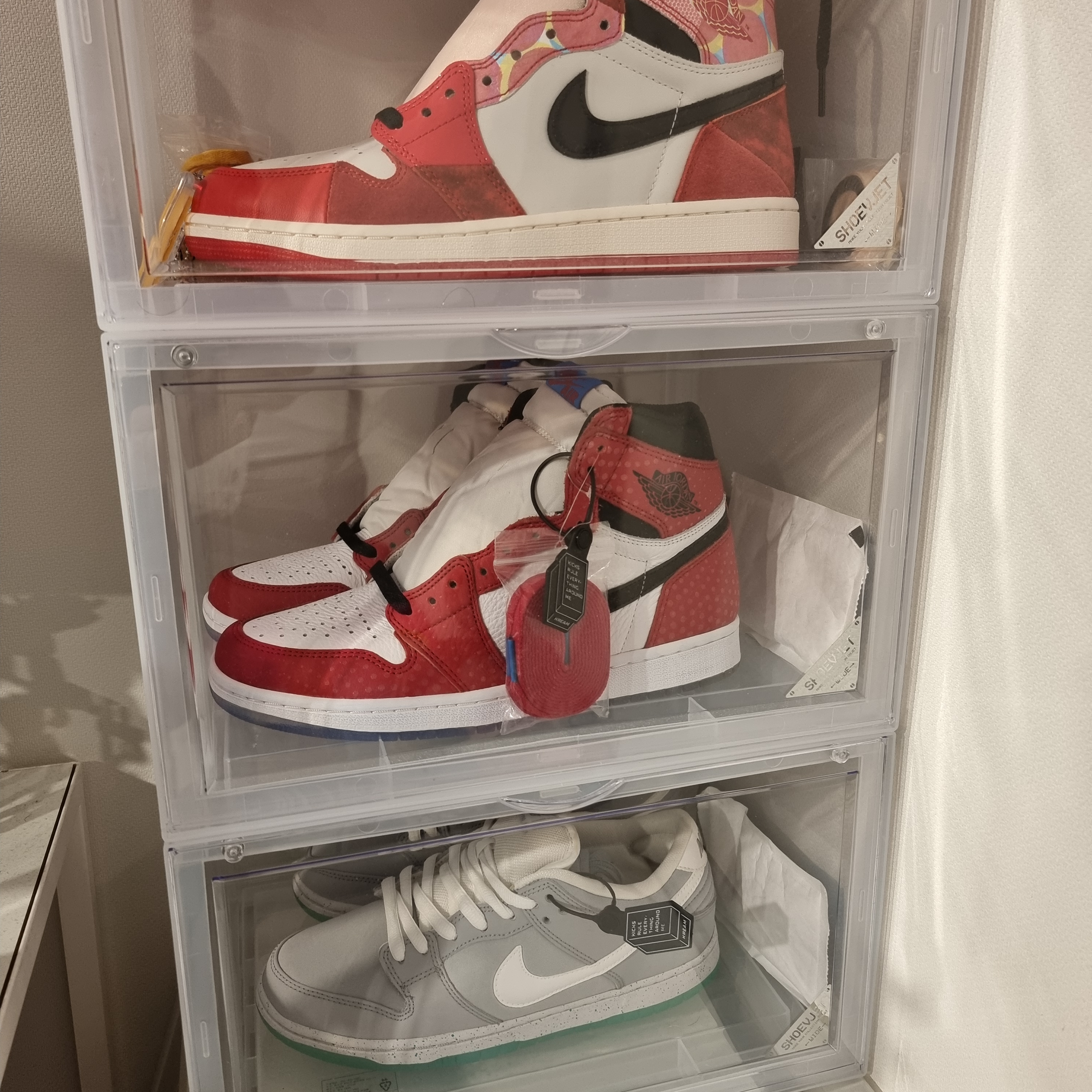 Jordan 1 Retro High Spider-Man Next Chapter, Jordan 1 Retro High Spider-Man Origin Story 착용 스타일