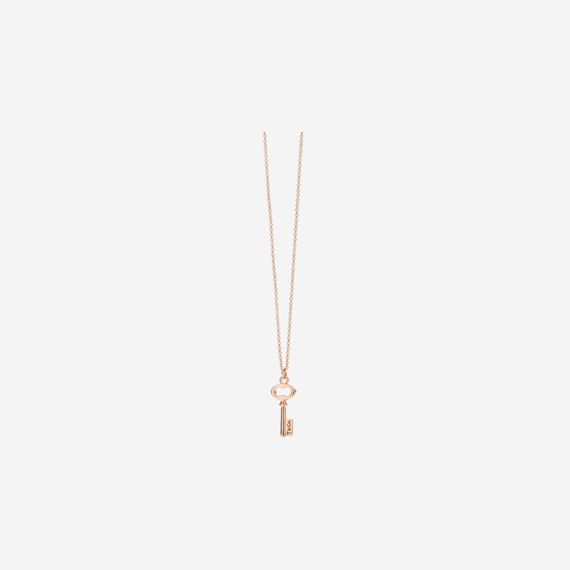 Tiffany & Co. Keys T&CO. Key Pendant Rose Gold 상세 이미지 1