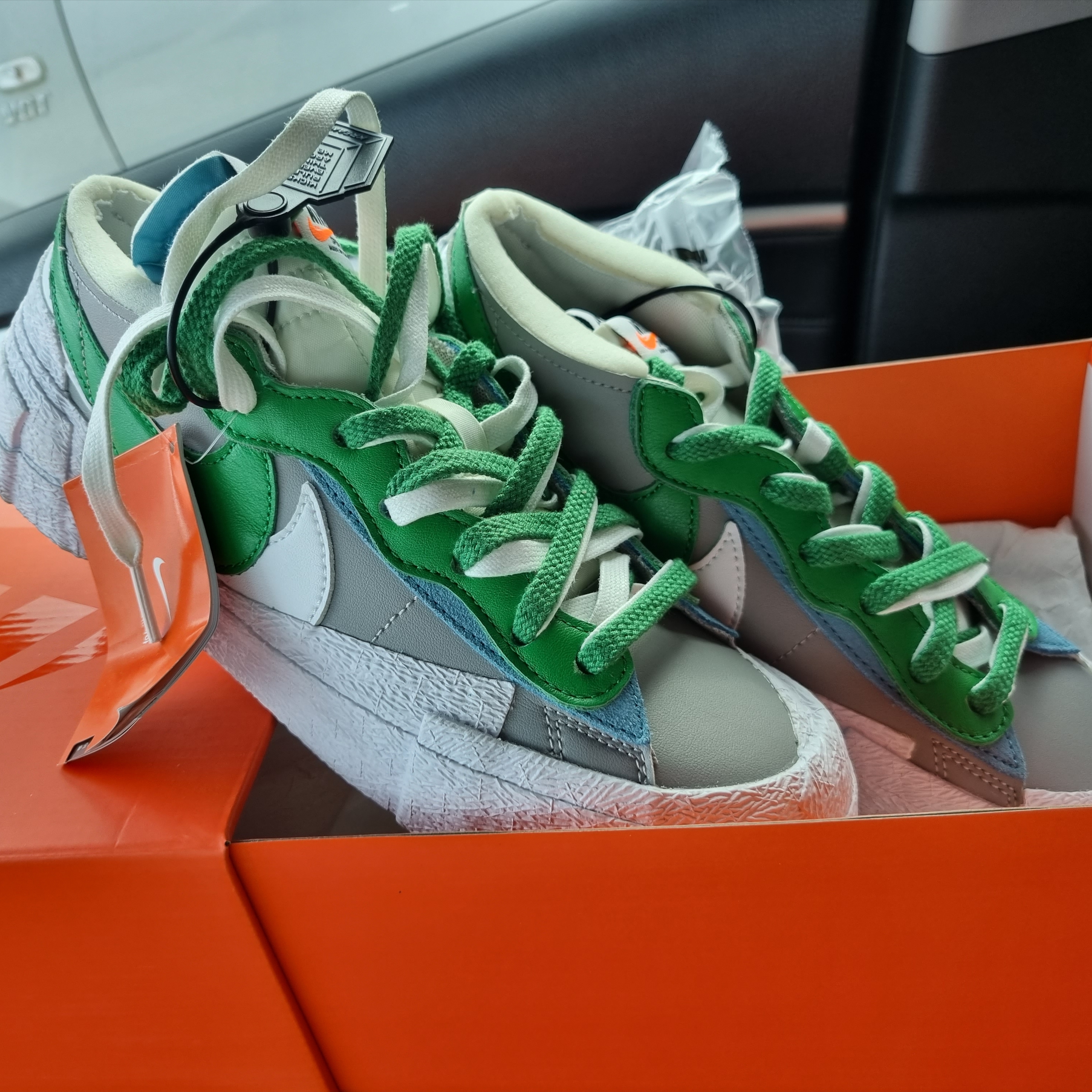 Nike x Sacai Blazer Low Classic Green 착용 스타일