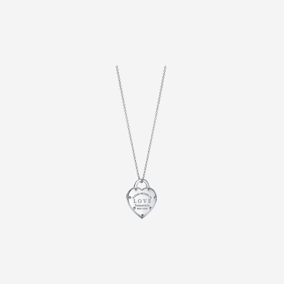 Tiffany & Co. Return to Tiffany Love Pendant Sterling Silver 상세 이미지 1