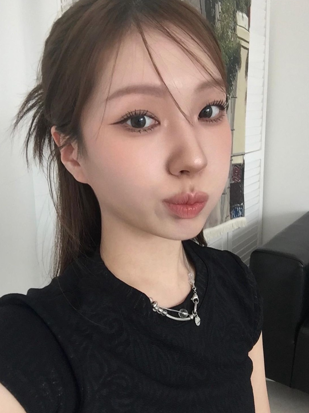 Sentiments No.359 Necklace Silver 착용 스타일