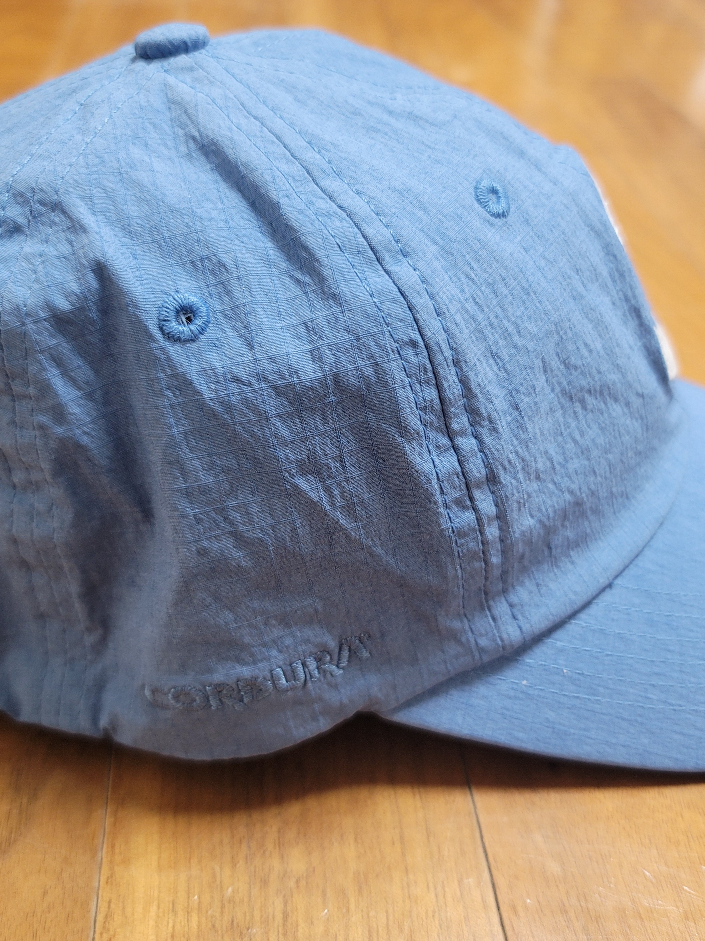 Supreme Cordura Ripstop S Logo 6-Panel Royal - 23SS 착용 스타일 - 2