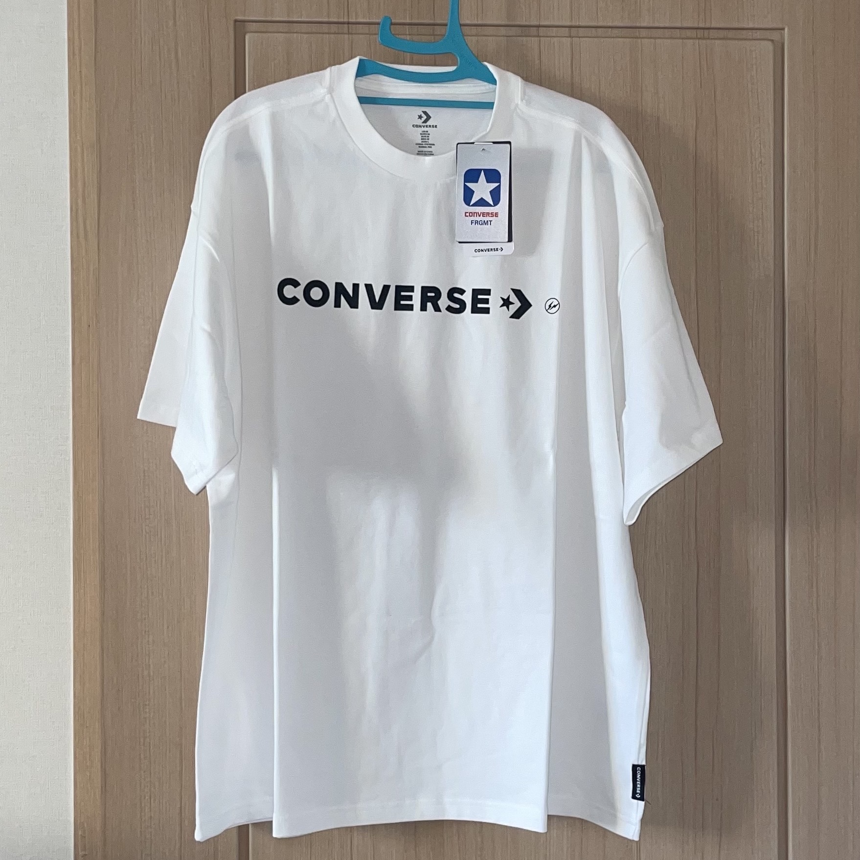 Converse x Fragment T-Shirt White 착용 스타일