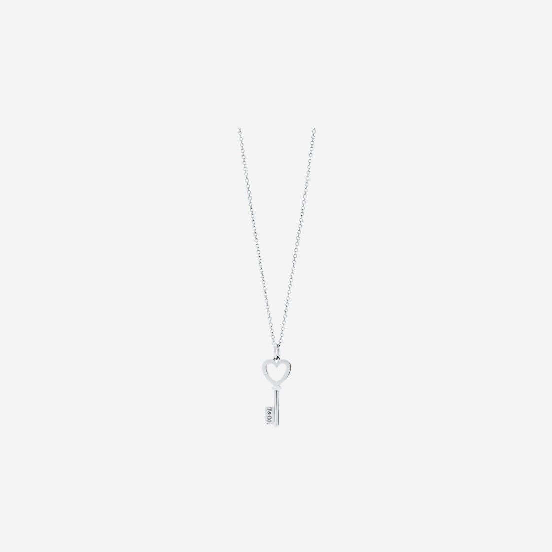 Tiffany & Co. Keys Heart Key Pendant Sterling Silver 상세 이미지 1