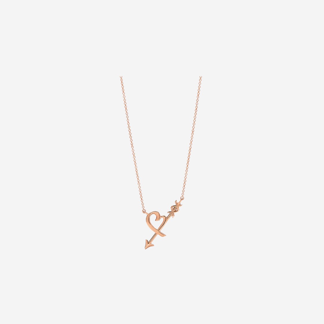 Tiffany & Co. Paloma's Graffiti Heart & Arrow Pendant Rose Gold 상세 이미지 1