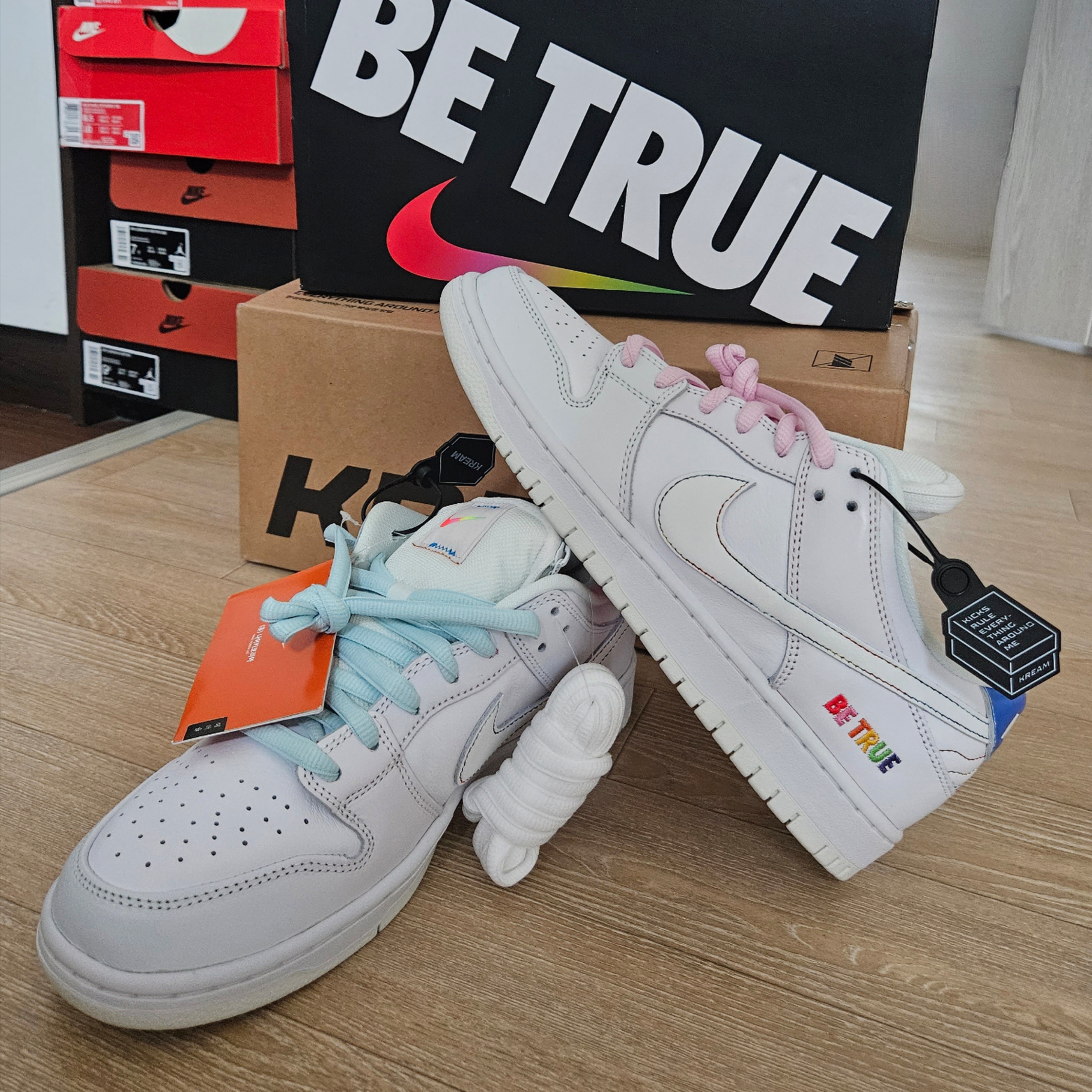 Nike SB Dunk Low Pro Be True 착용 스타일