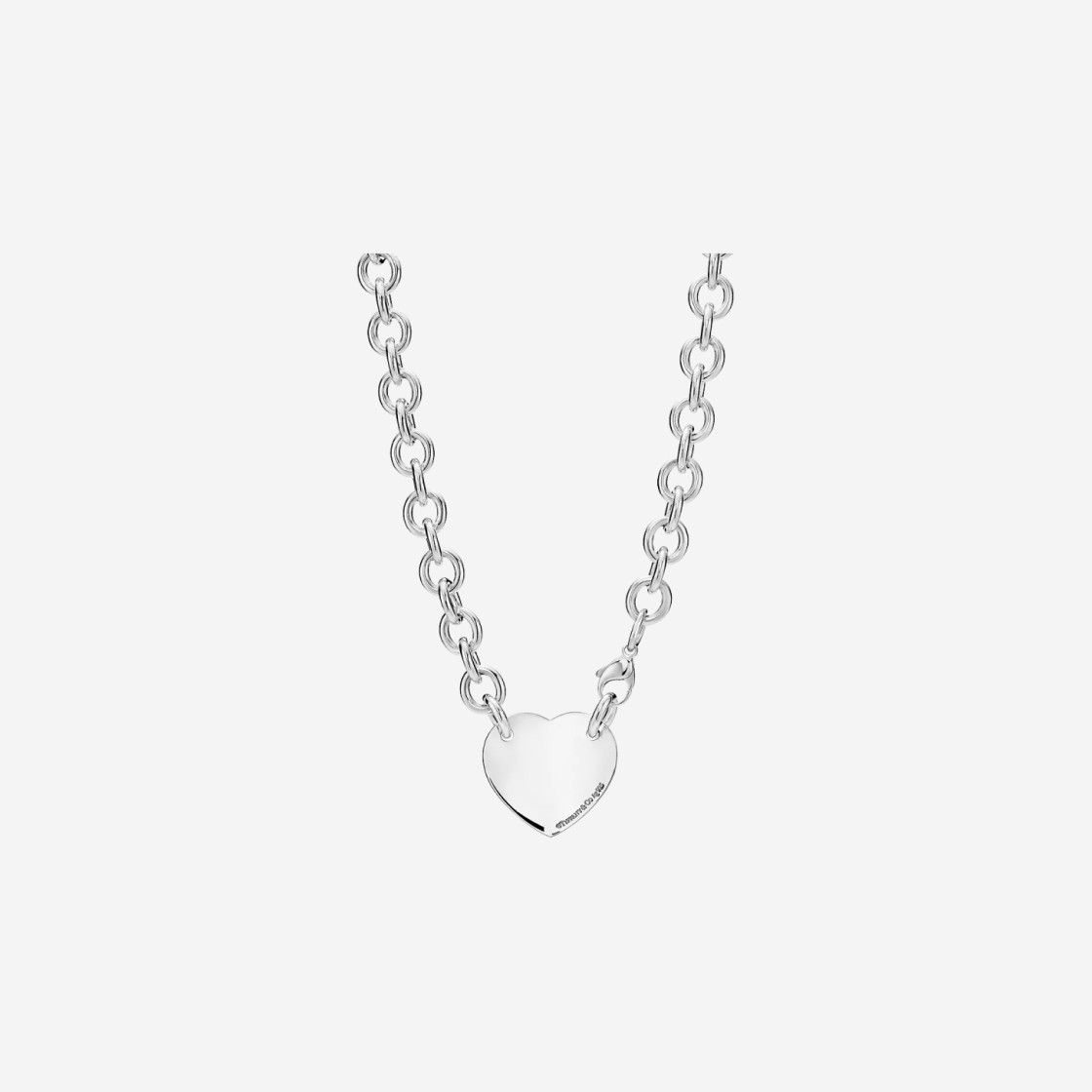 Tiffany & Co. Return to Tiffany Heart Tag Necklace Sterling Silver 상세 이미지 2