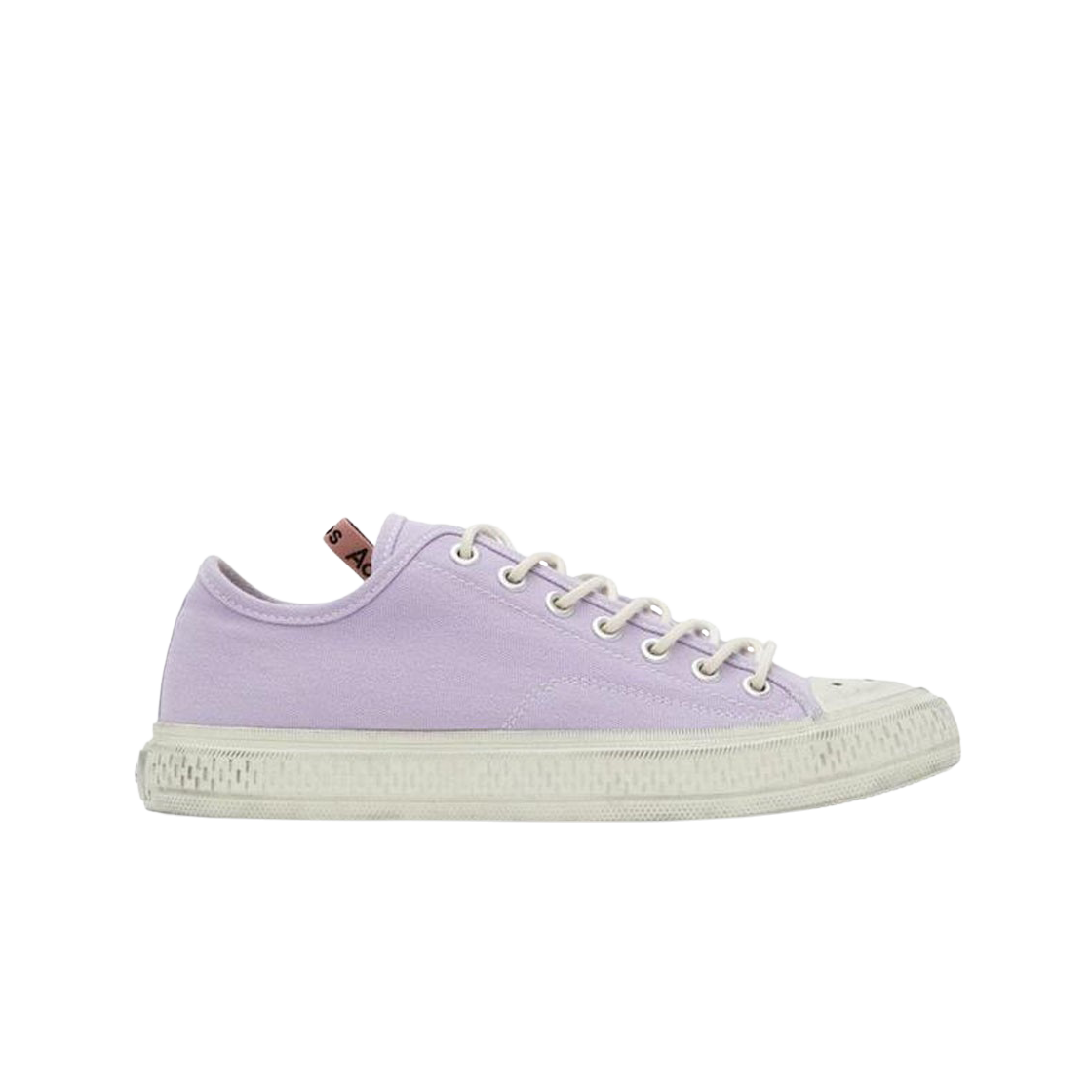 (W) 아크네 스튜디오 발로우 텀블드 로우탑 스니커즈 페일 퍼플 오프 화이트((W) Acne Studios Ballow Tumbled Low Top Sneakers Pale Purple Off White) - 1