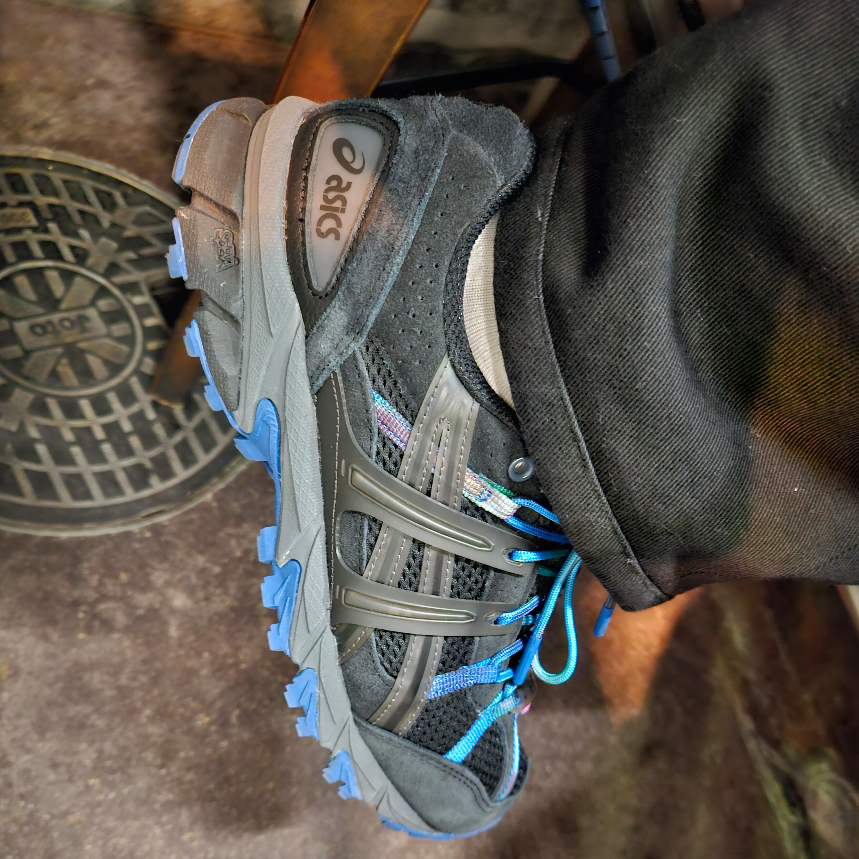 Asics x A.P.C. Gel-Sonoma 15-50 Black 착용 스타일