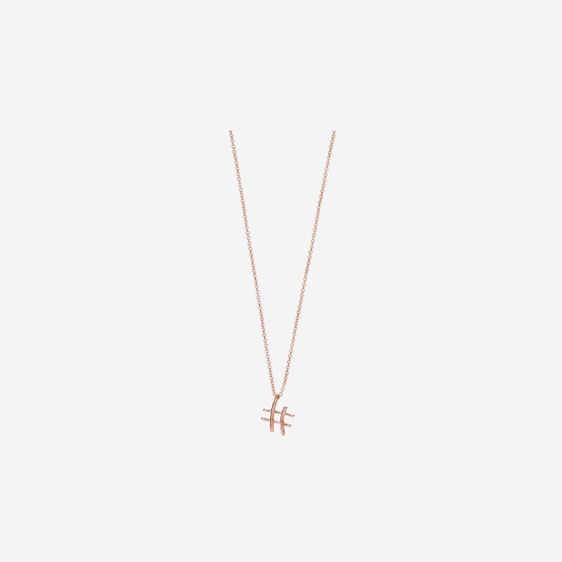 Tiffany & Co. Paloma's Graffiti Small Hashtag Pendant Rose Gold 상세 이미지 1