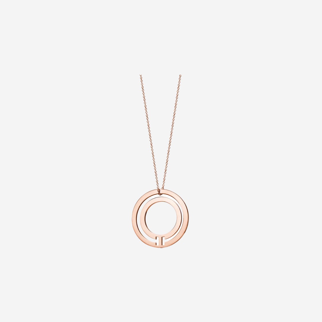 Tiffany & Co. T Circle Pendant Rose Gold 상세 이미지 1