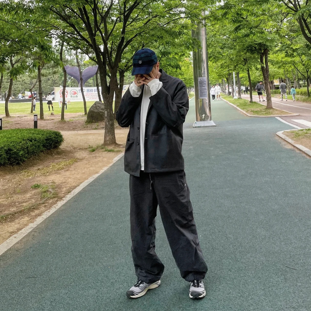 Salomon XT-6 Expanse Alloy Quiet Shade 착용 스타일