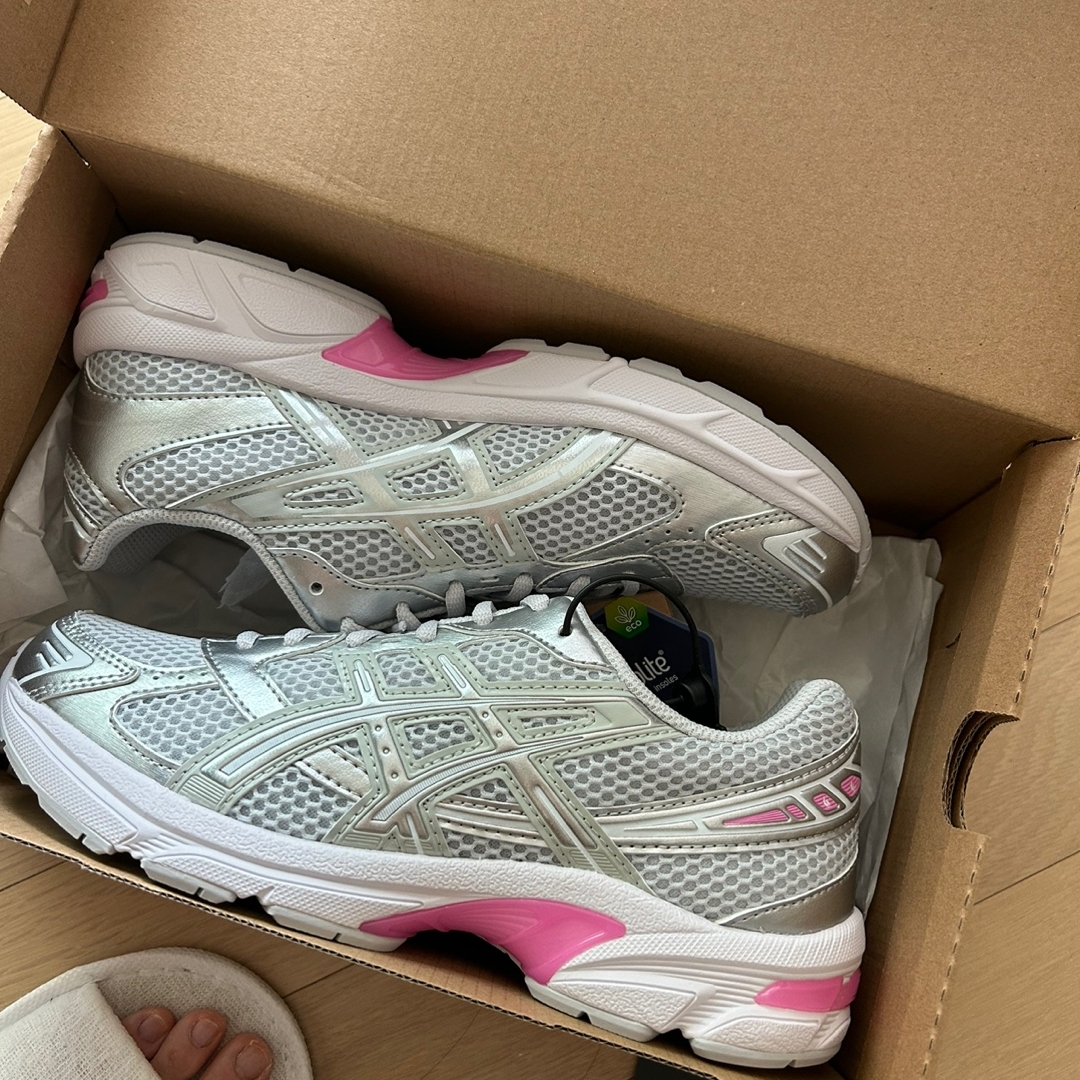 (W) Asics Gel-1130 Glacier Grey Pure Silver 착용 스타일