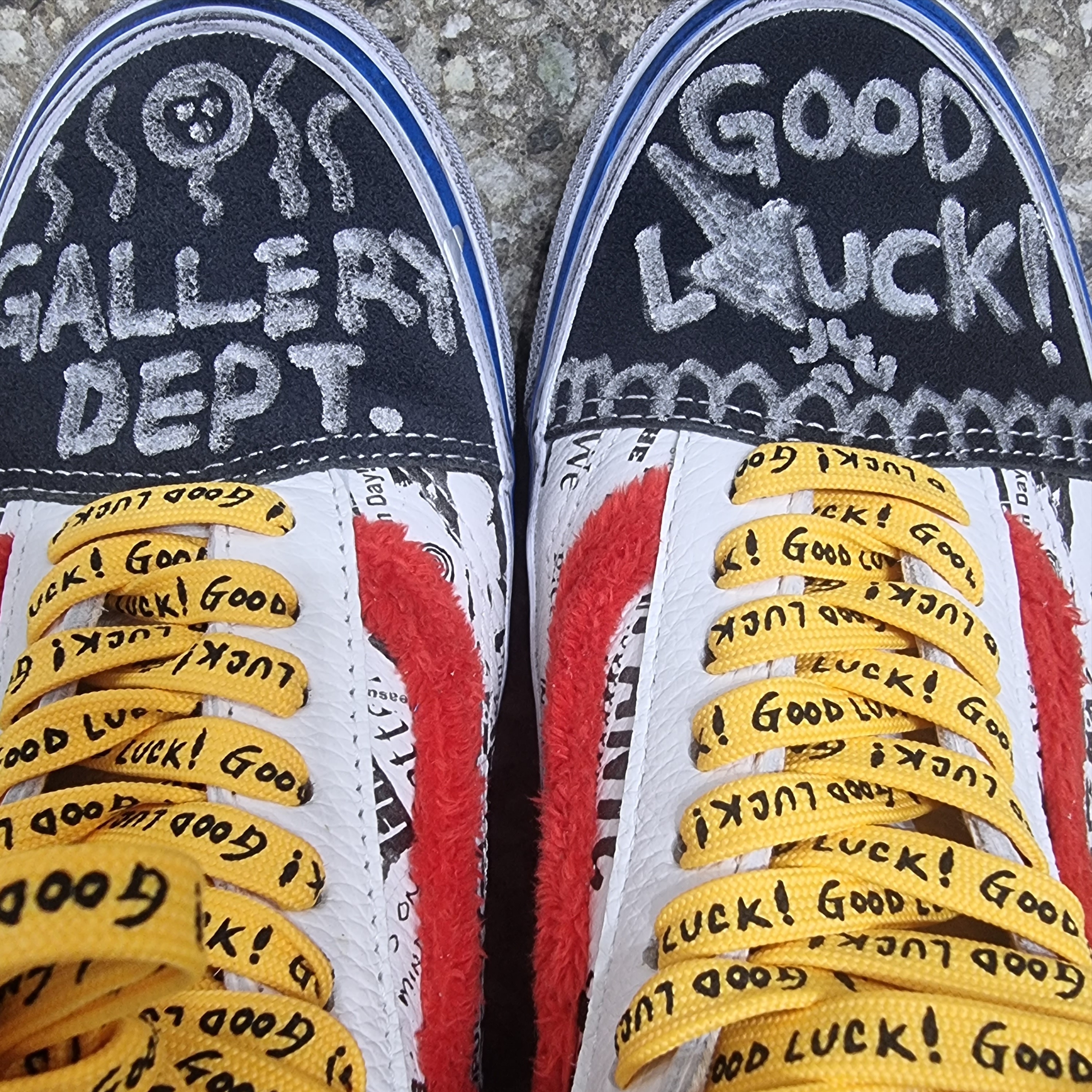Vans Vault x Gallery Dept. OG Old Skool LX 착용 스타일