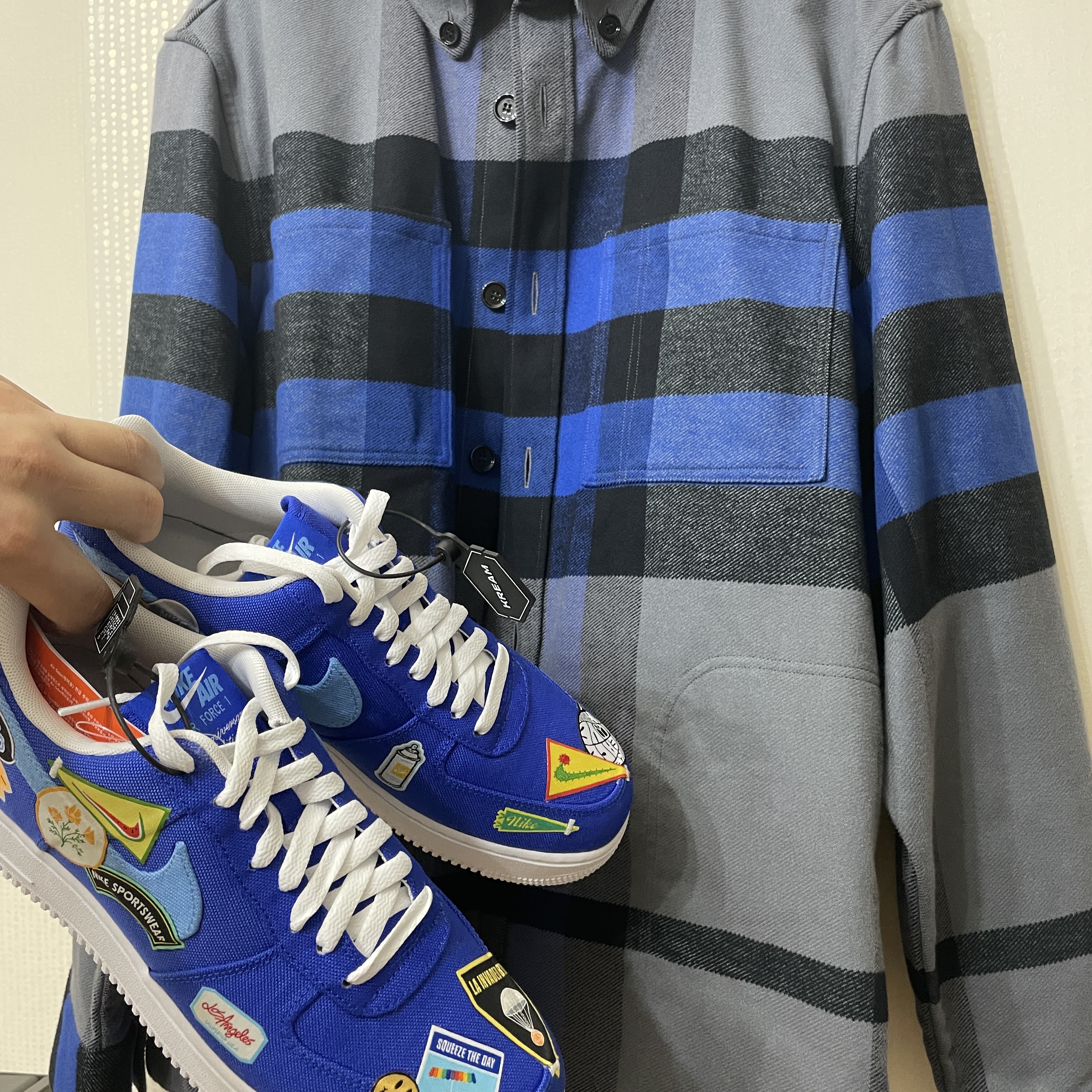 Nike Air Force 1 '07 PRM Patched Up 착용 스타일