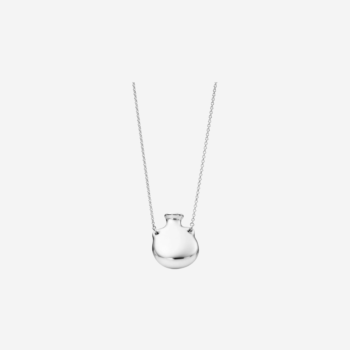 Tiffany & Co. Elsa Peretti Bottle Open Bottle Pendant Sterling Silver 상세 이미지 1