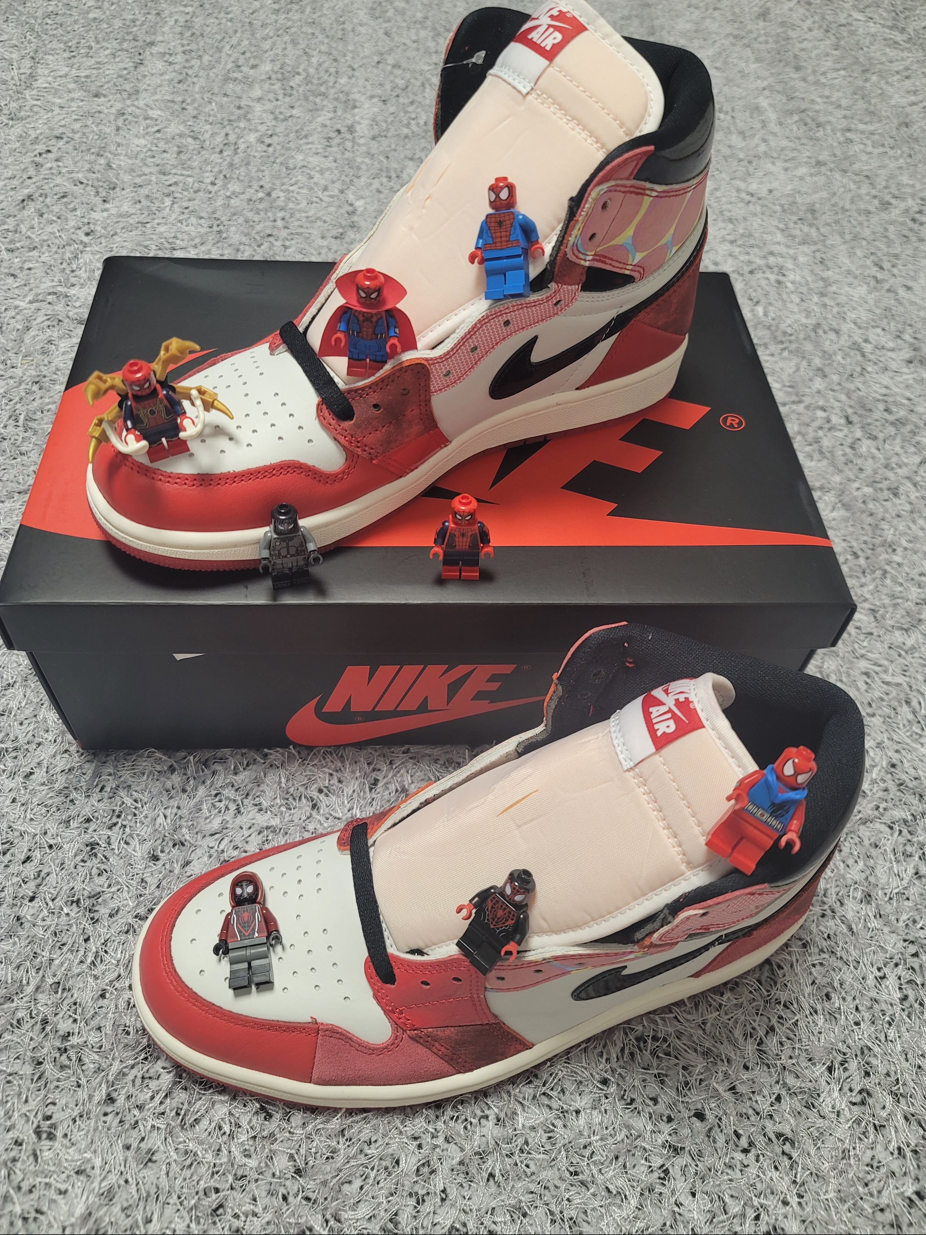 Jordan 1 Retro High Spider-Man Next Chapter 착용 스타일