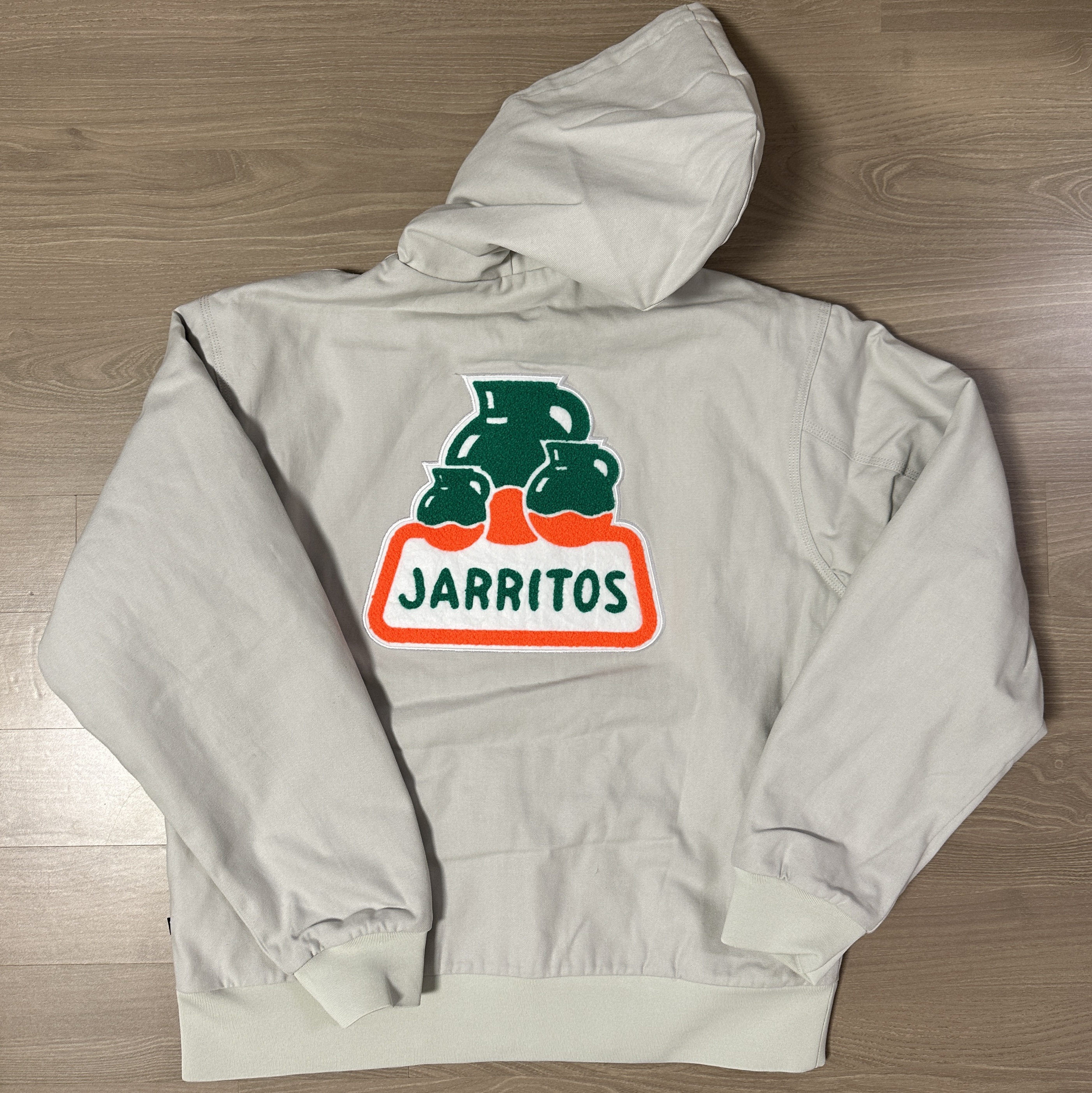 Nike x Jarritos SB Padded Skate Jacket Light Bone - Asia 착용 스타일