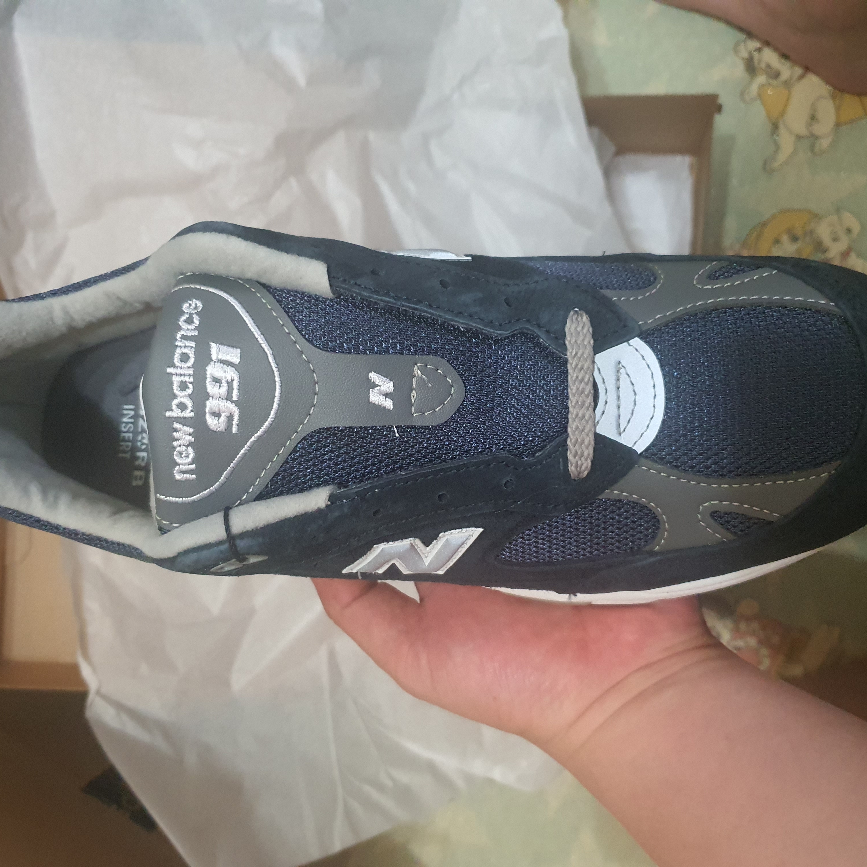 New Balance 991 Made in UK Navy 착용 스타일