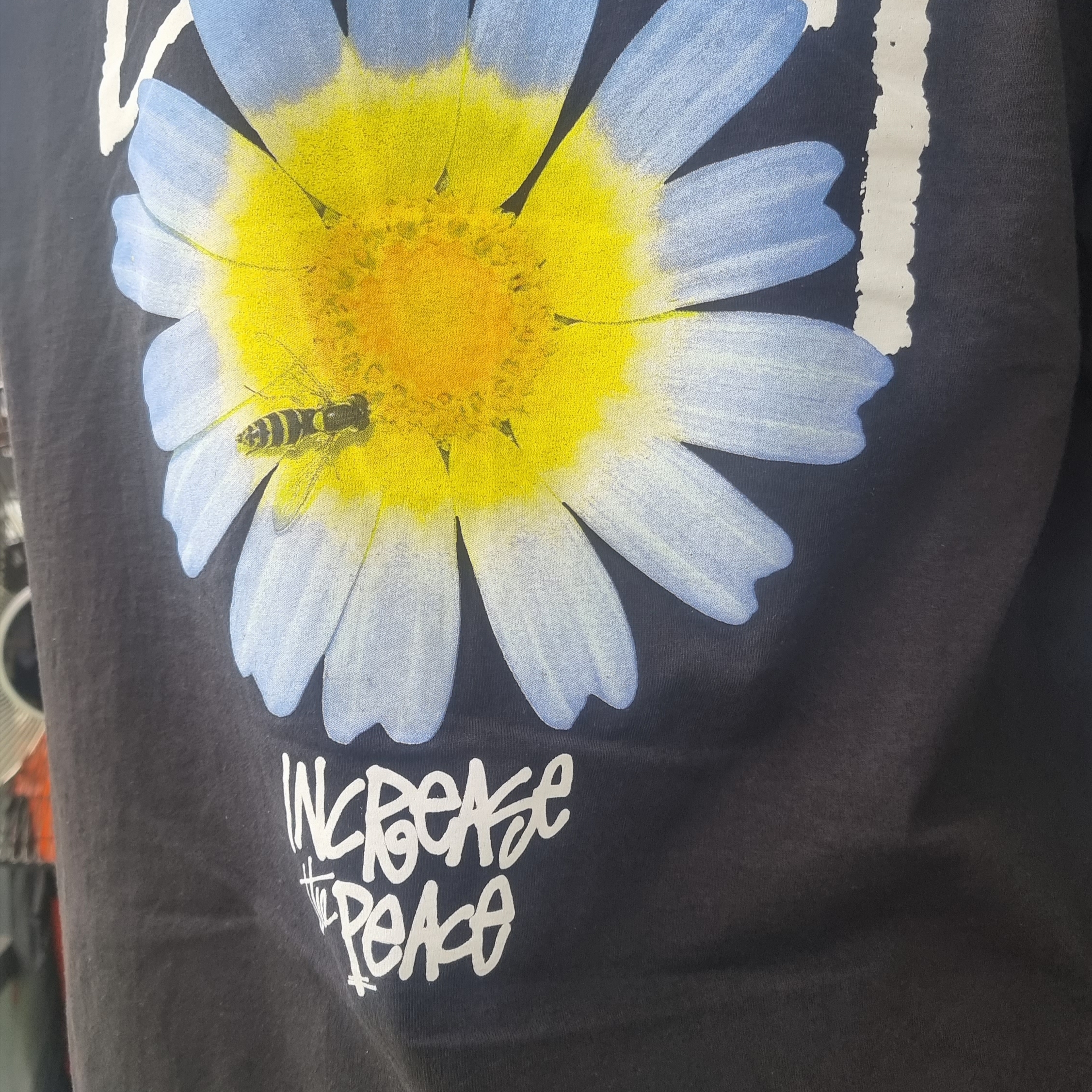 Stussy ITP Flower T-Shirt Black 착용 스타일
