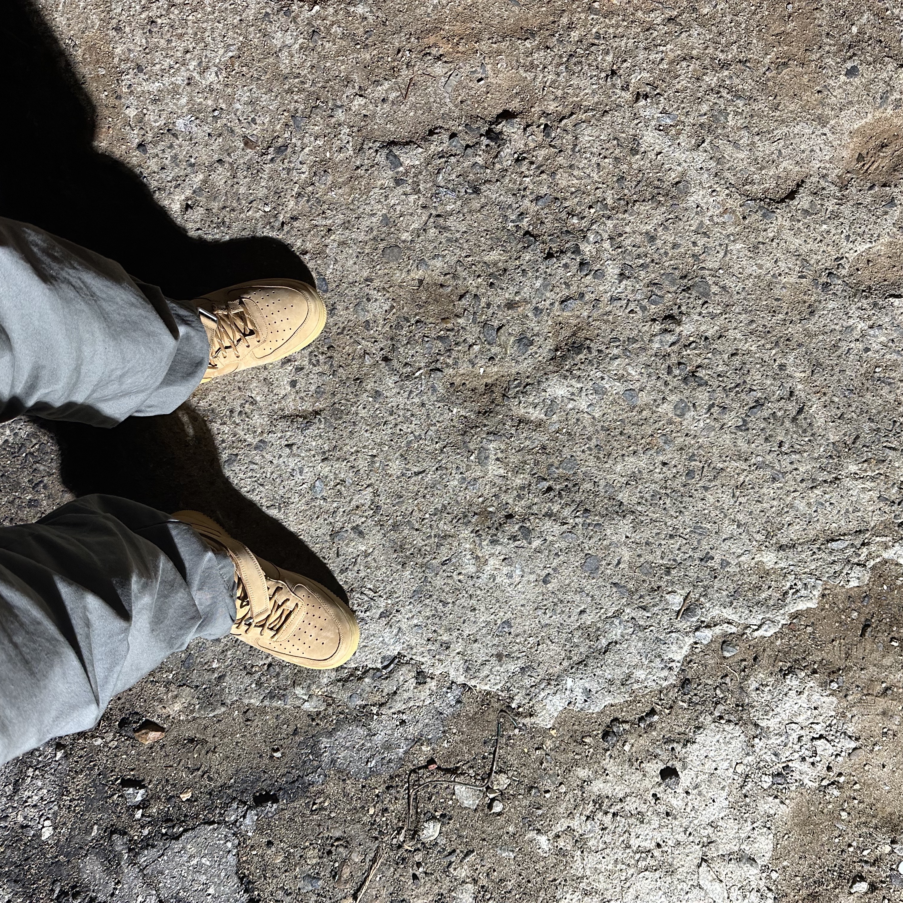 Nike Air Force 1 Mid '07 WB Flax 착용 스타일