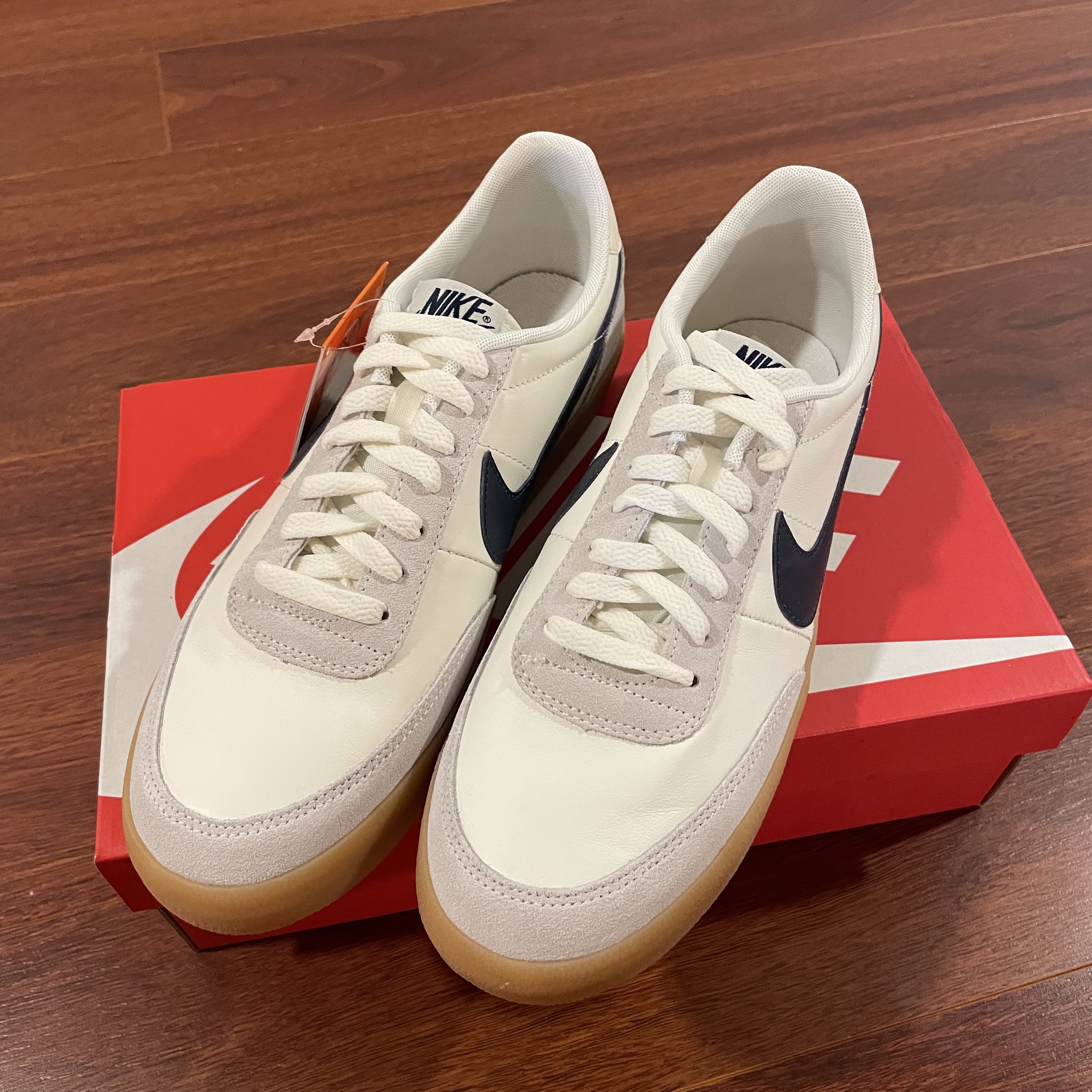 Nike x J.Crew Killshot 2 Sail Midnight Navy 착용 스타일 - 1