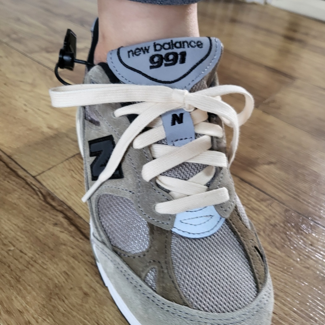 (W) New Balance x JJJJound 991 Made in UK Grey 착용 스타일