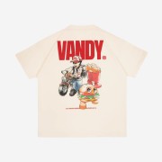 Vandy The Pink Bike Anime T-Shirt Cream