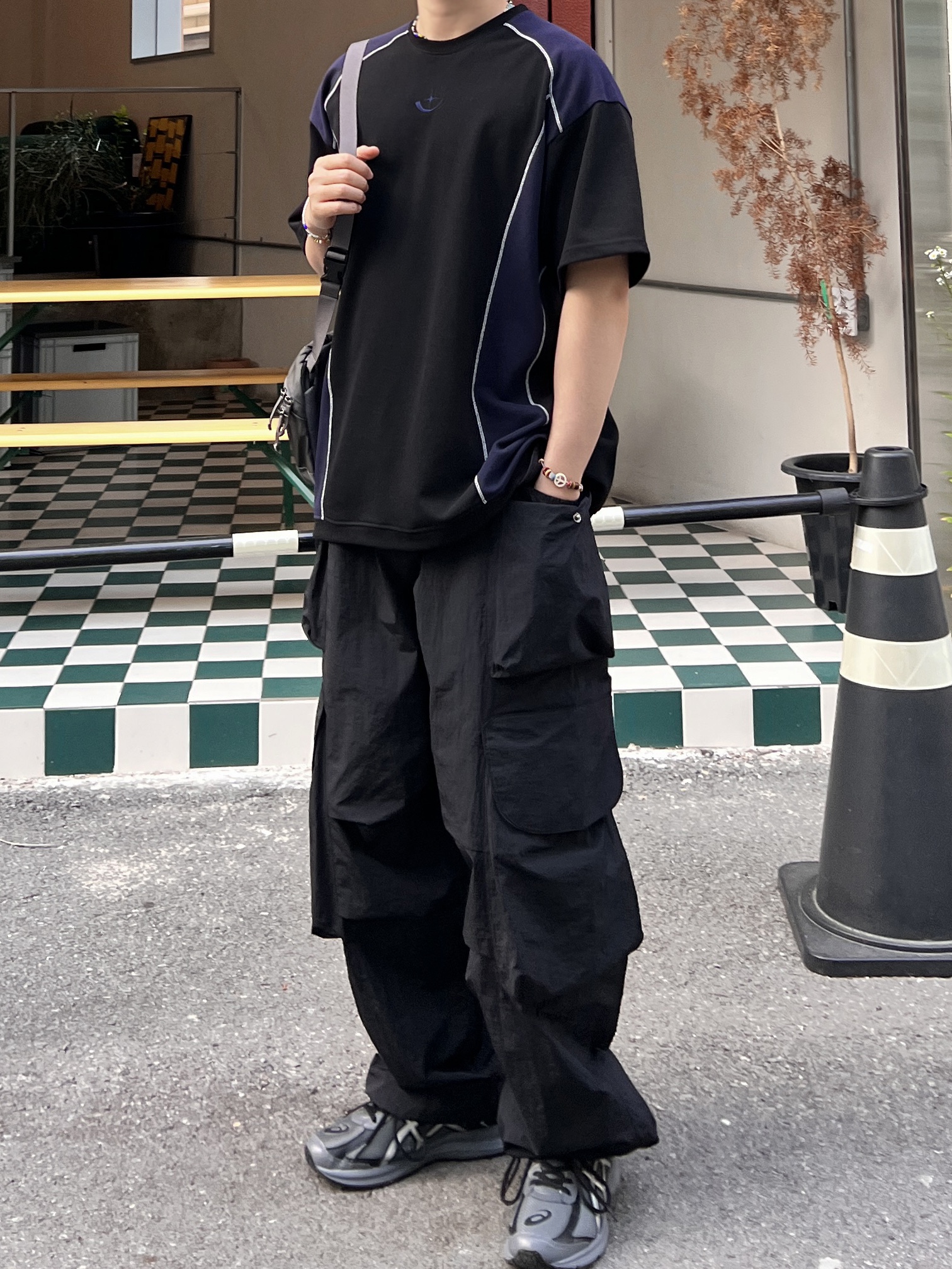 Asics Jog 100 S Steel Grey - 2E Wide, Arc'teryx Mantis 2 Waistpack Black 착용 스타일 - 3