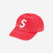 Supreme Pigment Canvas S Logo 6-Panel Red - 23SS